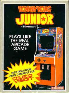 Donkey Kong Junior - Colecovision Cover & Box Art