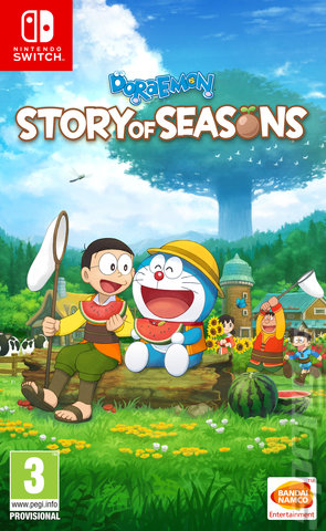 Doraemon: Story of Seasons - Switch Cover & Box Art