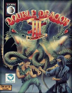 Double Dragon 3: Rosetta Stone - C64 Cover & Box Art