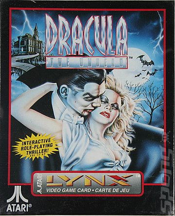 Dracula the Undead - Lynx Cover & Box Art