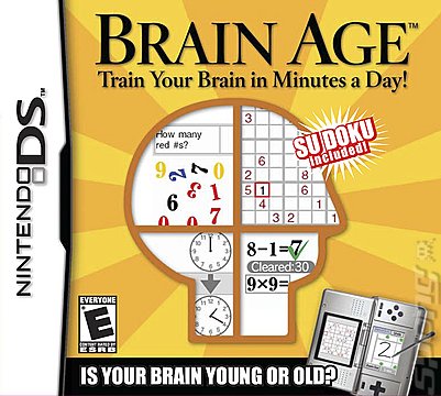 Dr Kawashima's Brain Training: How Old Is Your Brain? - DS/DSi Cover & Box Art