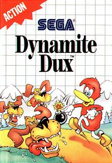 Dynamite Dux - Sega Master System Cover & Box Art