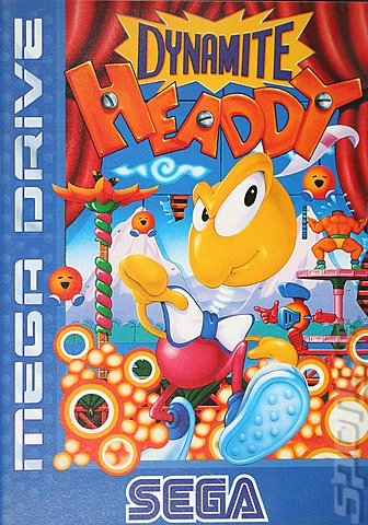 Dynamite Headdy - Sega Megadrive Cover & Box Art