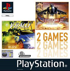 Eagle One Harrier Attack and V Rally (PlayStation)