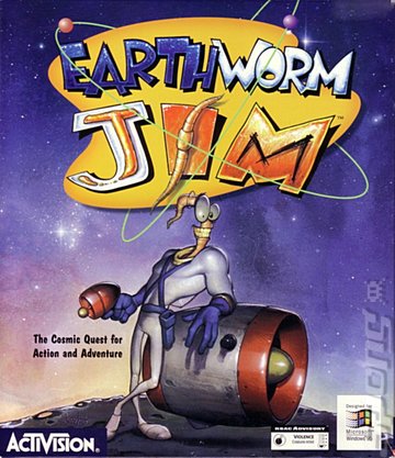 Earthworm Jim - PC Cover & Box Art