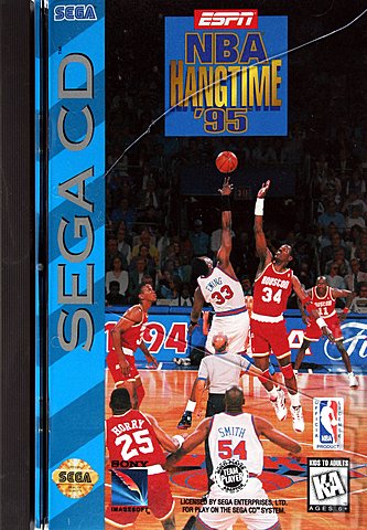 ESPN NBA Hangtime '95 - Sega MegaCD Cover & Box Art