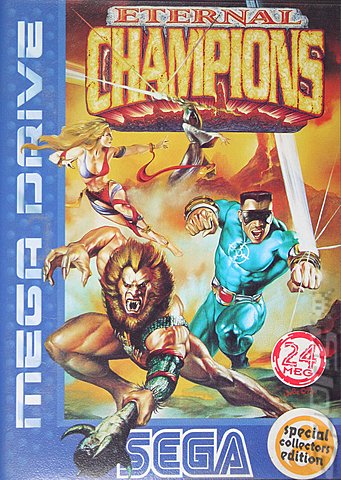 Eternal Champions - Sega Megadrive Cover & Box Art