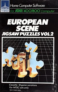 European Scene: Jigsaw Puzzles Vol 2 (Atari 400/800/XL/XE)