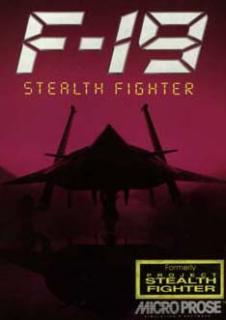 F-19 Stealth Fighter - C64 Cover & Box Art