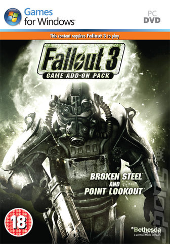 Fallout 3 Game Add-on Pack: Broken Steel and Point Lookout - PC Cover & Box Art