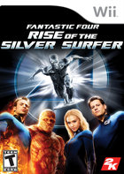 Fantastic Four: Rise of the Silver Surfer - Wii Cover & Box Art