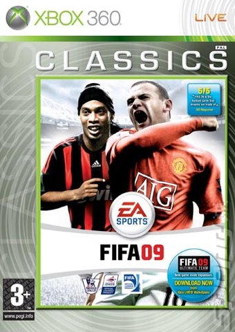 FIFA 09 - Xbox 360 Cover & Box Art