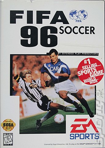 FIFA 96 - Sega Megadrive Cover & Box Art