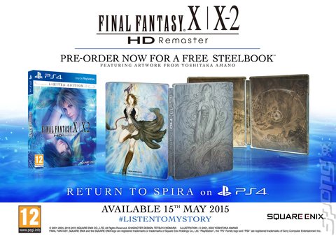 Final Fantasy X/X-2 HD Remaster - PS4 Cover & Box Art