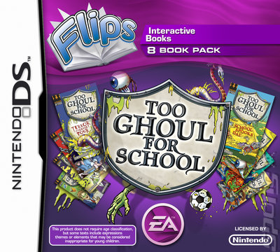 Flips: Too Ghoul for School - DS/DSi Cover & Box Art