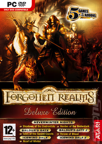 Forgotten Realms Deluxe - PC Cover & Box Art