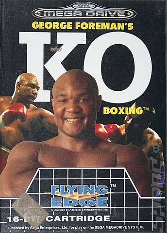 George Foreman's KO Boxing - Sega Megadrive Cover & Box Art