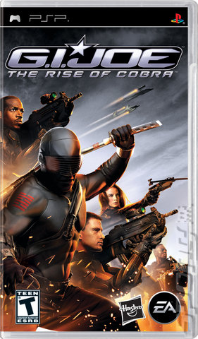 G.I. Joe: The Rise of Cobra - PSP Cover & Box Art