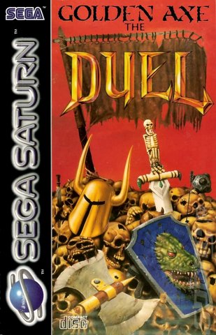 Golden Axe: The Duel - Saturn Cover & Box Art