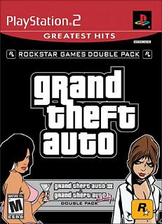 Grand Theft Auto Double Pack - PS2 Cover & Box Art