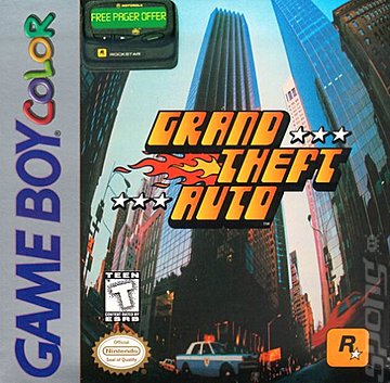 Grand Theft Auto - Game Boy Color Cover & Box Art