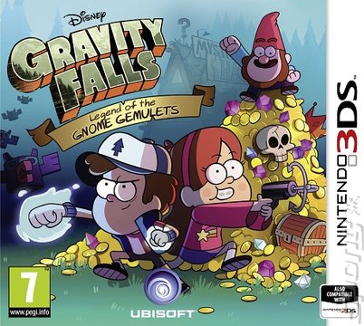 Gravity Falls: Legend of the Gnome Gemulets - 3DS/2DS Cover & Box Art