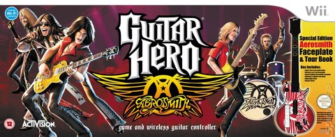 Guitar Hero: Aerosmith - Wii Cover & Box Art