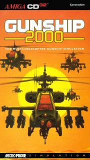 Gunship 2000 - CD32 Cover & Box Art