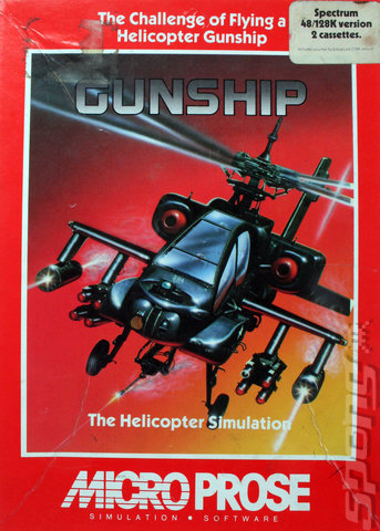 Gunship - Spectrum 48K Cover & Box Art