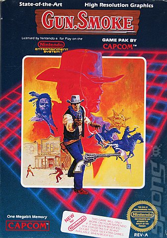 Gun.Smoke - NES Cover & Box Art