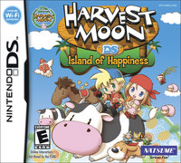 Harvest Moon: Island of Happiness - DS/DSi Cover & Box Art