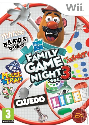 Hasbro Family Game Night: Vol 3 - Wii Cover & Box Art