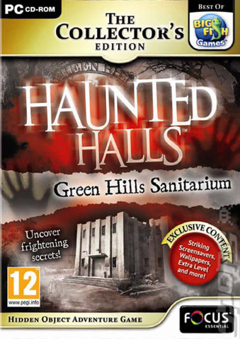 Haunted Halls: Green Hills Sanitarium Collectors Edition - PC Cover & Box Art