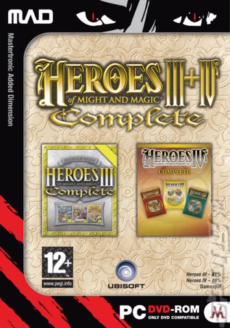 Heroes of Might & Magic III & IV Complete - PC Cover & Box Art