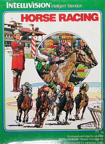 Horse Racing - Intellivision Cover & Box Art