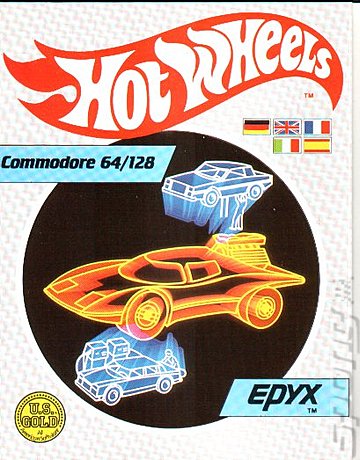 Hot Wheels - C64 Cover & Box Art