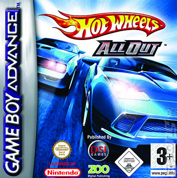 Hot Wheels All Out - GBA Cover & Box Art