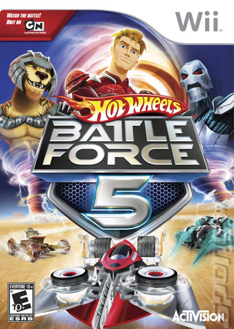 Hot Wheels: Battle Force 5 - Wii Cover & Box Art