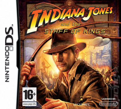 Indiana Jones and the Staff of Kings - DS/DSi Cover & Box Art