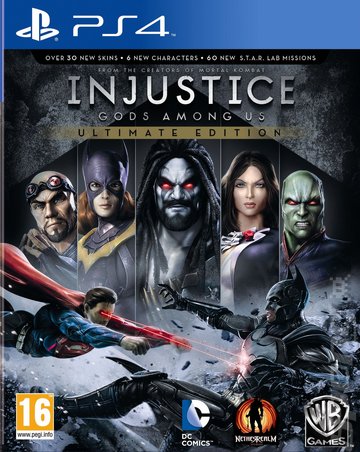 Injustice: Gods Among Us: Ultimate Edition - PS4 Cover & Box Art