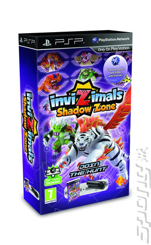 Invizimals: Shadow Zone - PSP Cover & Box Art