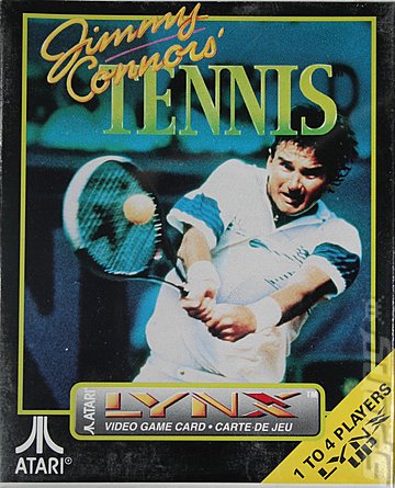 Jimmy Connors Tennis - Lynx Cover & Box Art