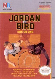 Jordan Vs Bird: One on One - NES Cover & Box Art