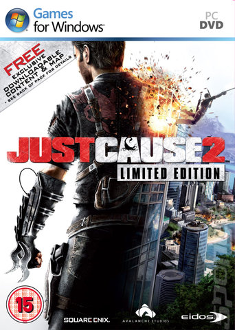 Just Cause 2 - PC Cover & Box Art