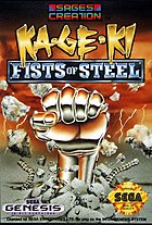KA-GE-KI: Fists of Steel - Sega Megadrive Cover & Box Art