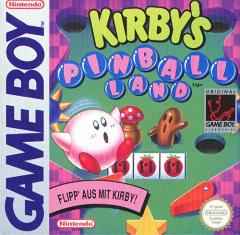 Kirby's Pinball Land - Game Boy Cover & Box Art