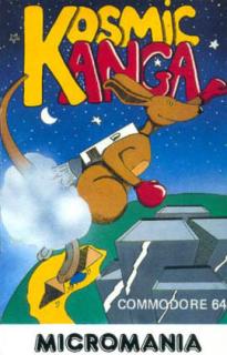 Kosmic Kanga - C64 Cover & Box Art