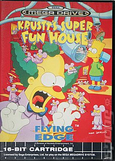 Krusty's Super Fun House (Sega Megadrive)
