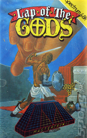 Lap of the Gods - Spectrum 48K Cover & Box Art