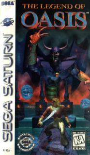 Legend of Oasis - Saturn Cover & Box Art